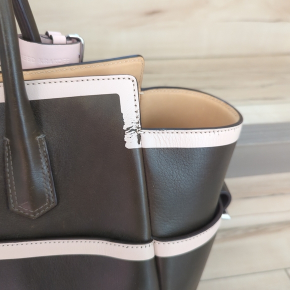 Reed Krakoff Brown & Pink Tote - Picture 6 of 10